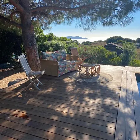 Lumio, 8 Couchages, Piscine,vue Mer. *
